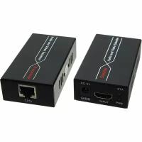 Удлинитель HDMI по витой паре RJ45(8P8C) до 60м, Cat6/7, Full HD