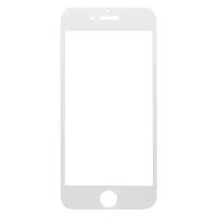 Защитное стекло для Apple iPhone 6 (закалённое) (полное покрытие) (белое)