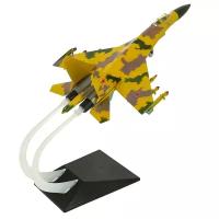 Игрушка самолета Су 35 ВВС России, масштаб 1:72, длина модели 31 см. Пластик