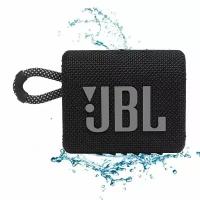 Портативная акустическая система JBL Go 3, черный