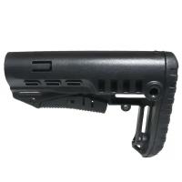 Телескопический приклад DLG TBS Compact / Черный (Black)