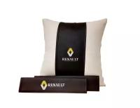 Подарочный набор RENAULT: подушка и накладки на ремень безопасности