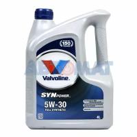 Масло моторное Valvoline Syn Power 5w30 4л синтетическое