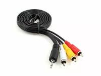 Аксессуар Gembird Cablexpert 3.5 Jack M - 3xRCA CCA-4P2R-2M Black