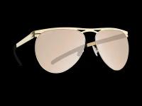 Титановые солнцезащитные очки GRESSO Rivoli - авиаторы / розовый
