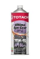 Масло Трансмиссионное Синтетическое Totachi Ultima Syn-Gear 75W-90 Gl-4 1Л TOTACHI арт. G3501