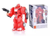 Робот Tongde красный, на батарейках, в коробке (7-412М)