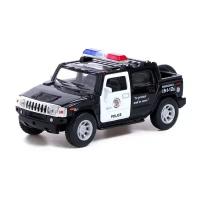 KINSMART Машина металлическая Hummer Н2 Police, 1:40, открываются двери, инерция