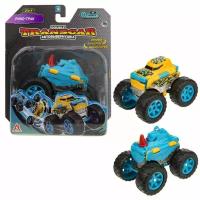 Машины для малышей 1TOY Автовывернушка Transcar Double, Рино - трак, 8 см