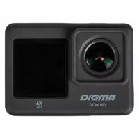 Экшн-камера Digma DiCam 880 (внешний микрофон/пульт ДУ), 4K, WiFi, черный [dc880]