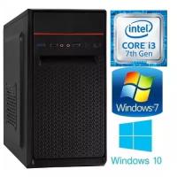 Офисный компьютер на процеccoре Intel Core i3-6100 (12 ГБ / Intel UHD Graphics 630 / 240 ГБ / DVD-RW / 2 ТБ / Да / Windows 7 Professional)