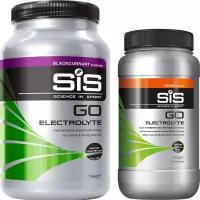 Изотоник SCIENCE IN SPORT (SiS) GO Electrolyte Powder 1x500 г, 1x1600 г, Черная смородина, Апельсин