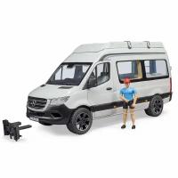 Машина Bruder Mercedes Benz Sprinter туристический с фигуркой