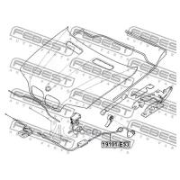 Тросик привода открывания замка капота FEBEST 19101-E53