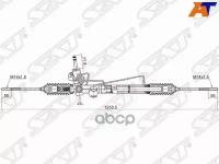 Рейка Рулевая Mmc Lancer Lhd Cs/Ct# 03- Lhd Sat арт. ST-MR594661