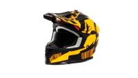 Шлем мото кроссовый GTX 633 #5 (S) BLACK/FLUO ORANGE
