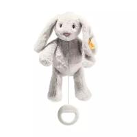 Мягкая игрушка Steiff Soft Cuddly Friends Hoppie rabbit music box (Штайф Мягкие Приятные Друзья кролик Хоппи с музыкальной шкатулкой 26 см)