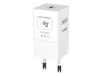 Сетевое зарядное устройство HIPER HP-WC009, до 20Вт, USB Type-C, Белый HP-WC009