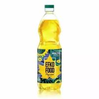 Масло подсолнечное рафинированное дезодорированное professional 1л. EFKO FOOD