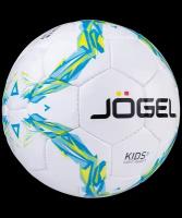 Мяч футбольный УТ-00012408 JS-510 Kids № 5 бело-салатовый Jogel