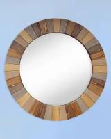 Зеркало sun pine (сосна) multicolors коричневый-бежевый широкое 72см