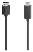 Кабель видео Hama Ultra-HD 4K DisplayPort (f)/HDMI (f) 1.5м. черный (уп.:1шт) (00200712)