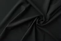 Ткань шерстяной поплин черного цвета