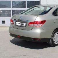 Бампер задний в цвет кузова Nissan Almera G15 Ниссан Альмера (2012-2018) KNM - GRIS BASALTE - Бежевый