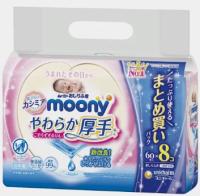 Влажные салфетки MOONY 60*3 Белый