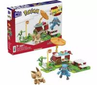 Конструктор Покемон Иви и Риолу Mattel Mega Construx Pokemon, 163 элемента