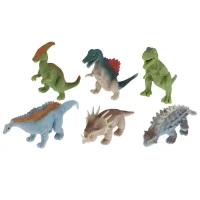 Игрушка пластизоль тянучка динозавр 12,7-20 см 6, в ассортименте, поштучно