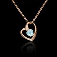 PLATINA jewelry Золотая подвеска с натуральными вставками 03-3047-00-201-1110-57