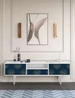 ТВ-Тумба - STORYZ - T6 Blue Lotus, 170 x 69 x 41 см, Белый