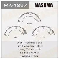 Колодки барабанные Masuma TIIDA/ JC11 (1/20), MK1267 MASUMA MK-1267