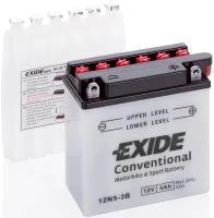 EXIDE Conventional 12N5-3B 5 Ah 40 A (120x60x130) 120x60x130