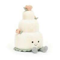 Мягкая игрушка Jellycat Amuseable Wedding Cake в виде свадебного торта