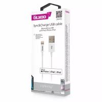 Кабель зарядки и передачи данных MFI USB 2.0 для Apple iPhone/iPod/iPad 8pin / зарядка для iPhone / 1м / белый