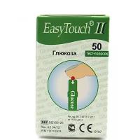 Тест-полоски для определения глюкозы в крови EasyTouch (Изи Тач), 50 шт