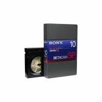 Видеокассета Sony BCT-10MA, для видеокамер и плееров стандарта Betacam SP, чистая, без записи, 10 минут