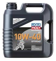 НС-синтетическое моторное масло LiquiMoly Motorbike 4T Offroad 10W40 4 л 3056