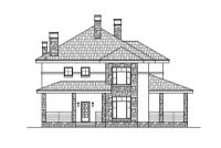 57-39K1M-Catalog-Plans - Проект двухэтажного кирпичного дома с террасой
