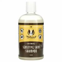 Natural Dog Company, Шампунь для чувствительной кожи, без отдушек, с овсянкой, 12 унций