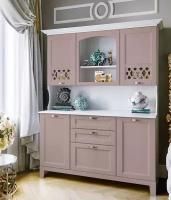 Буфет Эра-мебели Миф Милано размер 1640 × 2017 × 600мм цвет пинк розовый