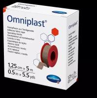 Пластырь Омнипласт/Omniplast тканевой телесного цвета 5 м х 1,25 см 1 шт