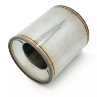 Пламегаситель коллекторный «belais» круглый Ø90 мм, длина 80 мм, труба Ø57 мм (нержавеющая сталь) #17555