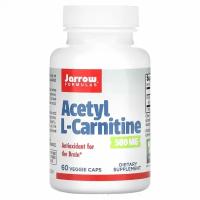 Jarrow Formulas, Acetyl L-Carnitine, 500 mg, 60 Veggie Caps