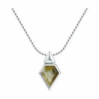 Серебряное колье Diamant online 228390 с лабрадоритом, Серебро 925°, 45