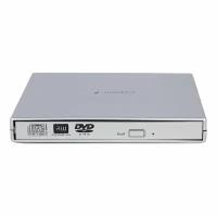 Привод DVD Gembird DVD-USB-02-SV пластик, серебро USB 2.0(DVD-USB-02-SV), 1618630