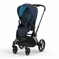 Прогулочная коляска Cybex Priam IV, Nautical Blue / Matt Black