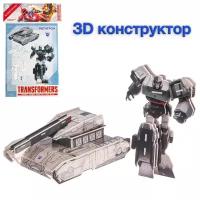 Hasbro 3D конструктор из пенокартона «Transformers, Мегатрон», 3 листа, Трансформеры